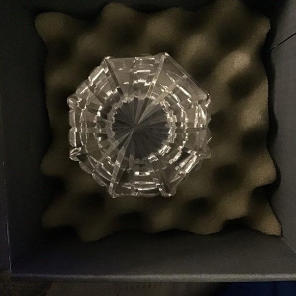 Waterford Oval clock, new inbox. Desk click or Paperweight. 3” - Picture 2 of 5